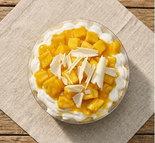 Mango tres leches (eggless)