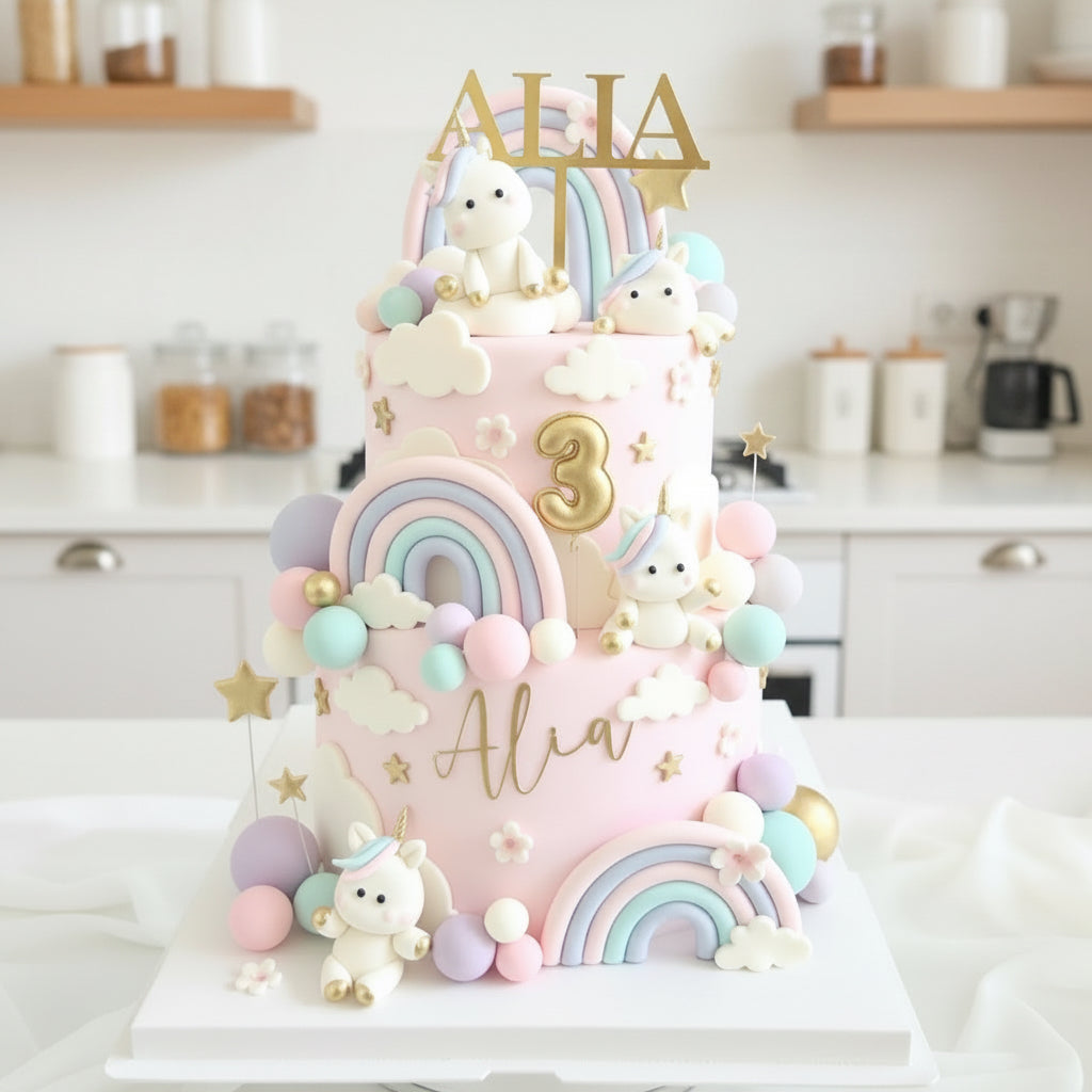 Celebration cake girls