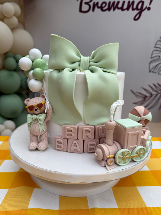 Baby shower and Baby’s Monthly milestone cakes