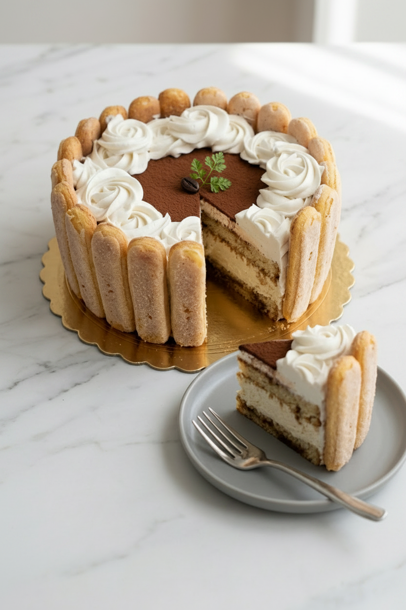 Tiramisu Coffee Cake