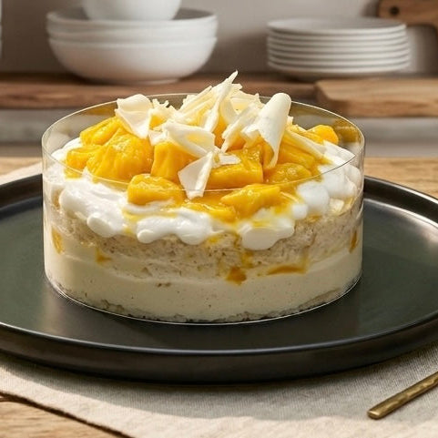 Mango tres leches (eggless)