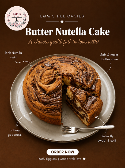 Butter Nutella Cake