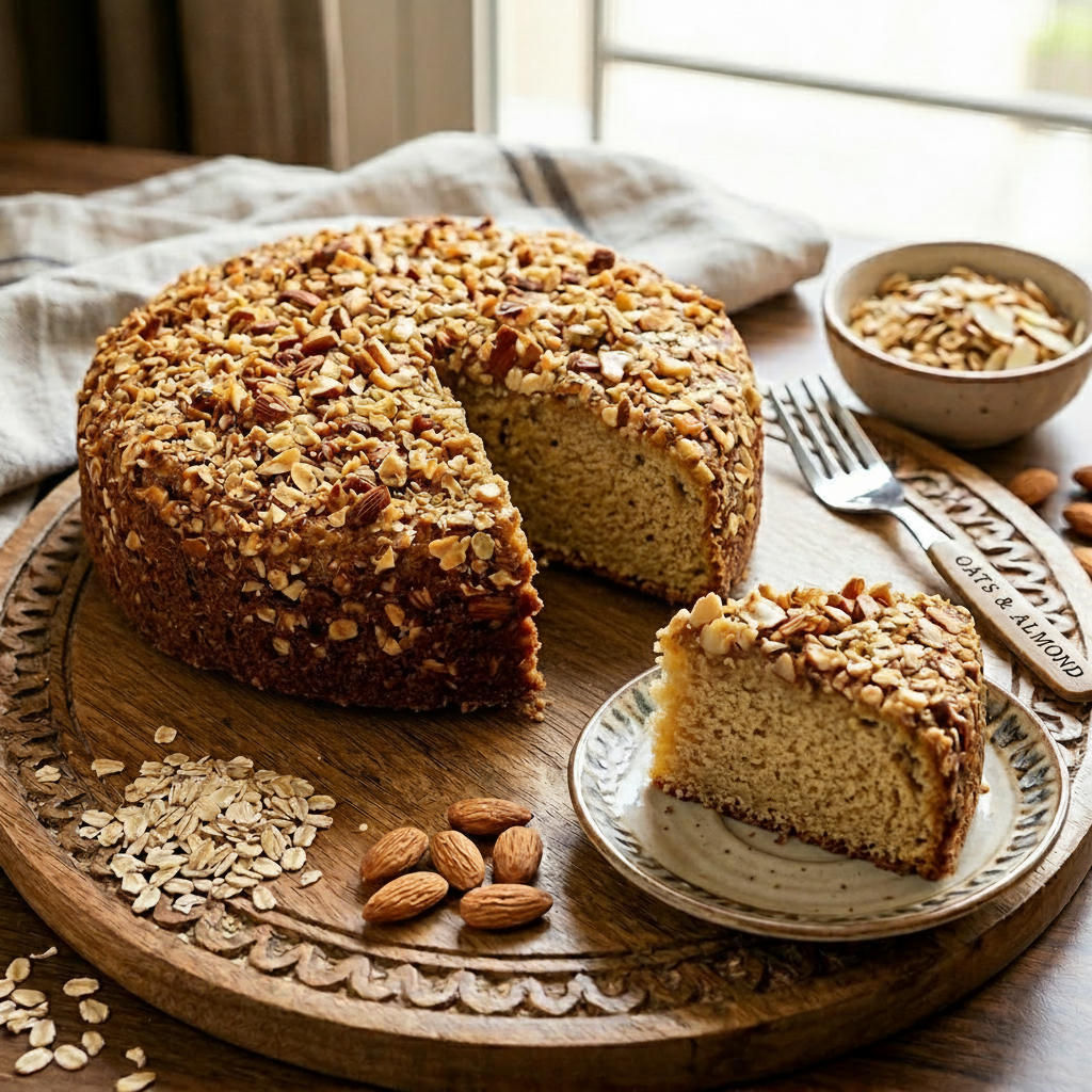 Oats and Almond Cake