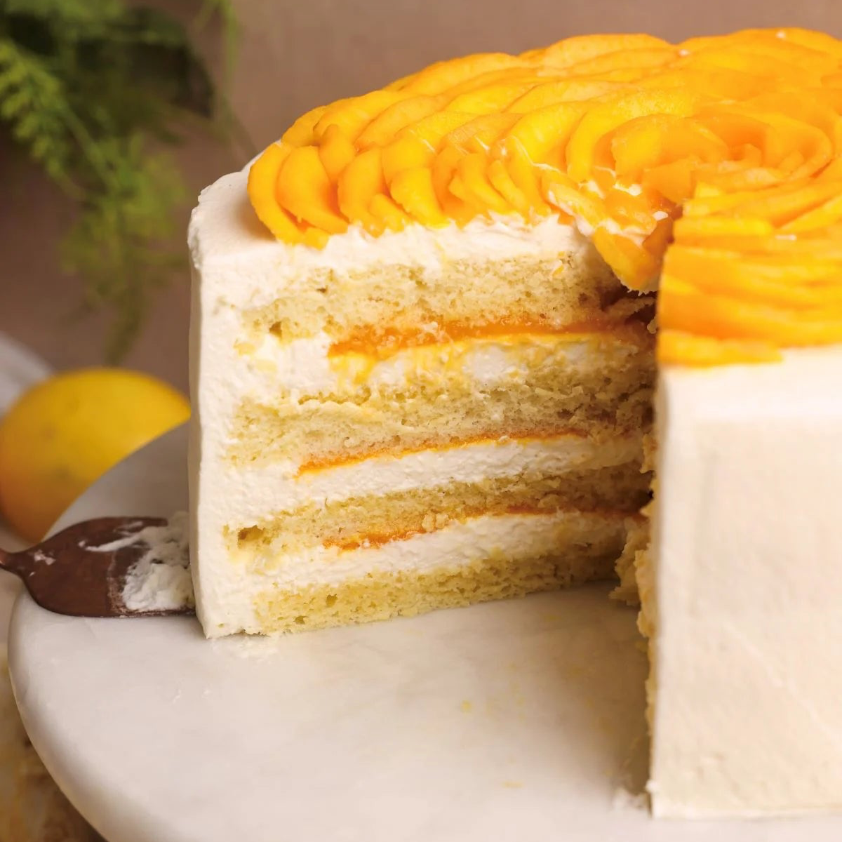 Mango cream dream cake