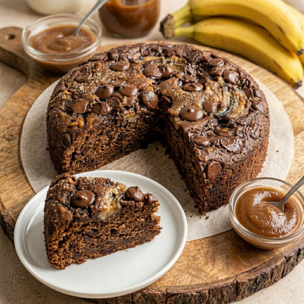 Guilt-Free Banana Dates cake