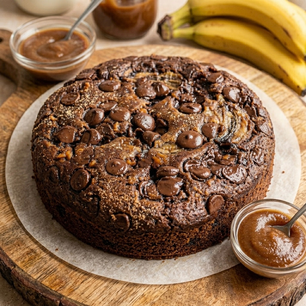 Guilt-Free Banana Dates cake