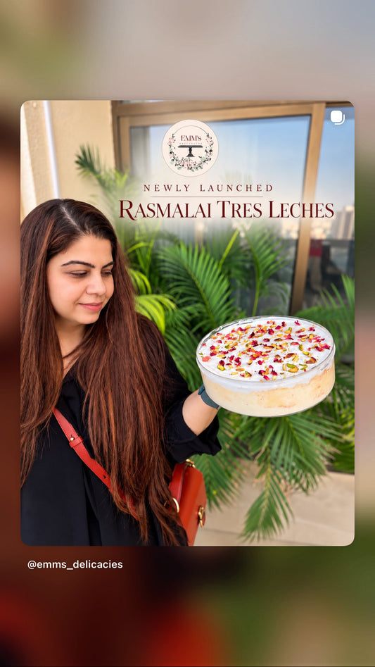 Rasmalai tres leches (eggless)