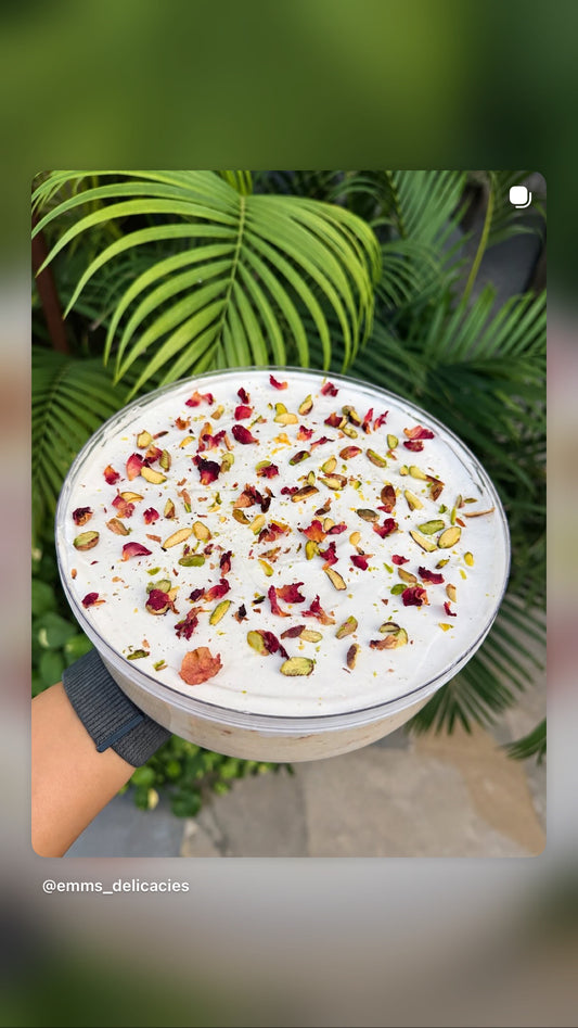 Rasmalai tres leches (eggless)