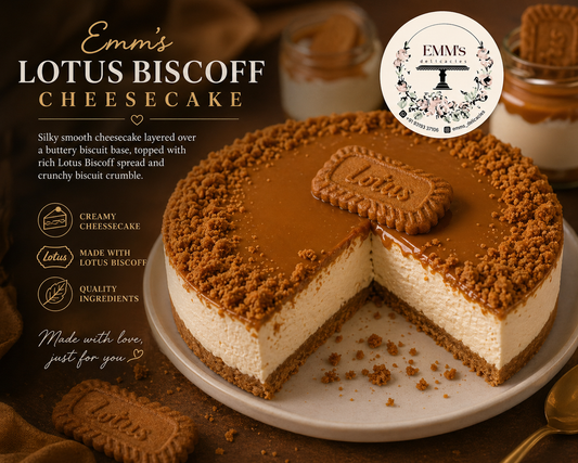 Emms Biscoff cheese cake